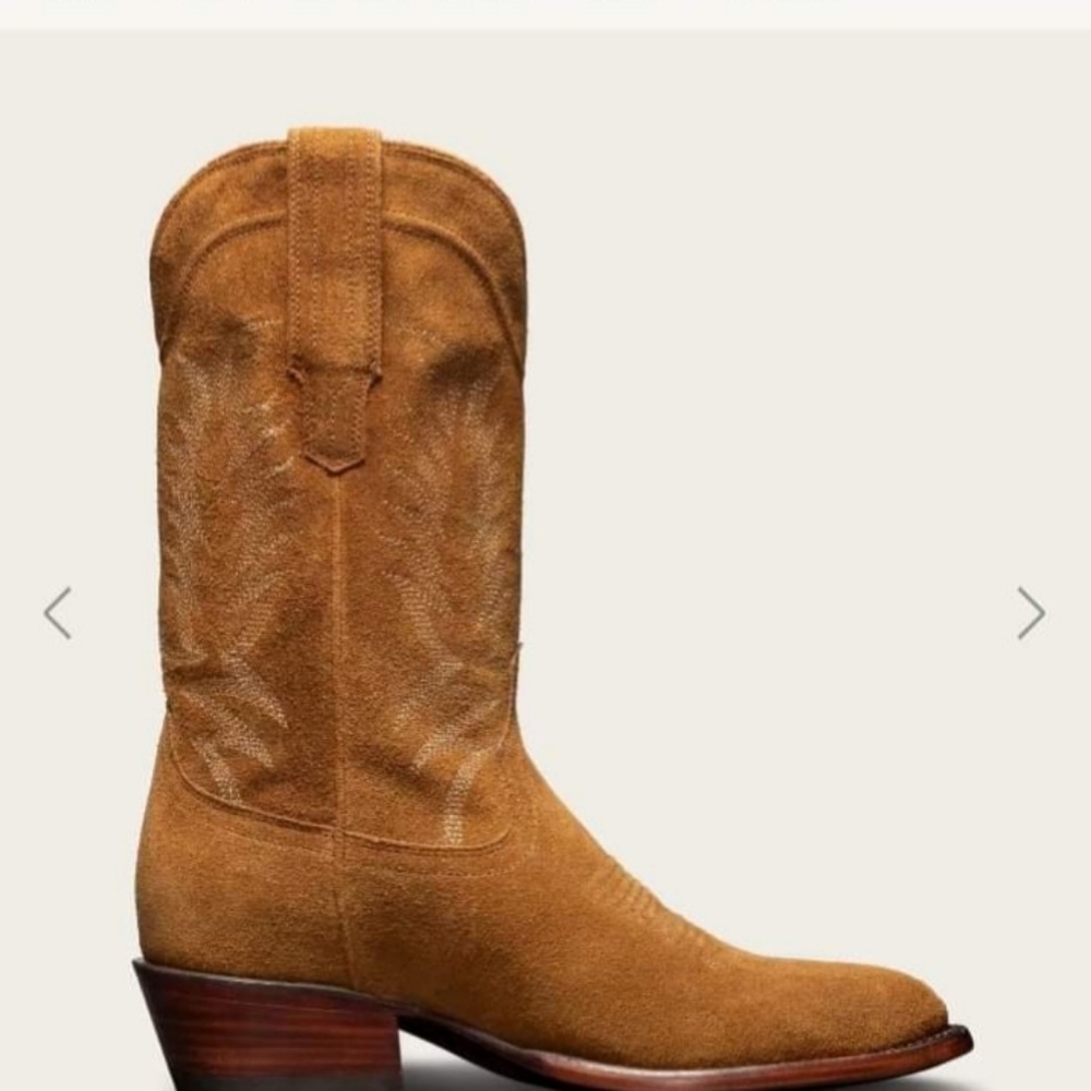 Vibram Suede Cowgirl Boots
